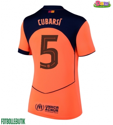 Barcelona Pau Cubarsi #5 Tredje Tröja Kvinnor 2025-26 Kortärmad